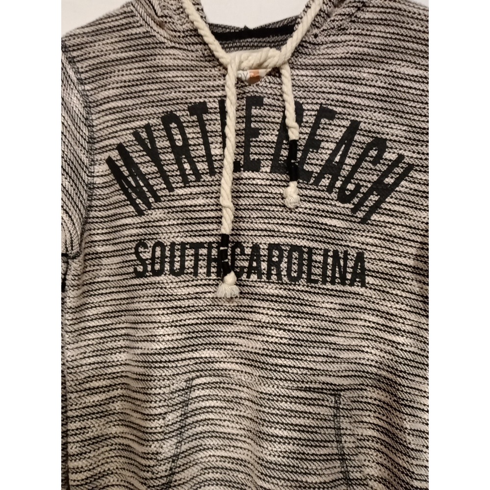 Coastal Hoodie Sweatshirt Myrtle Beach Sz S Front Pocket Seaside